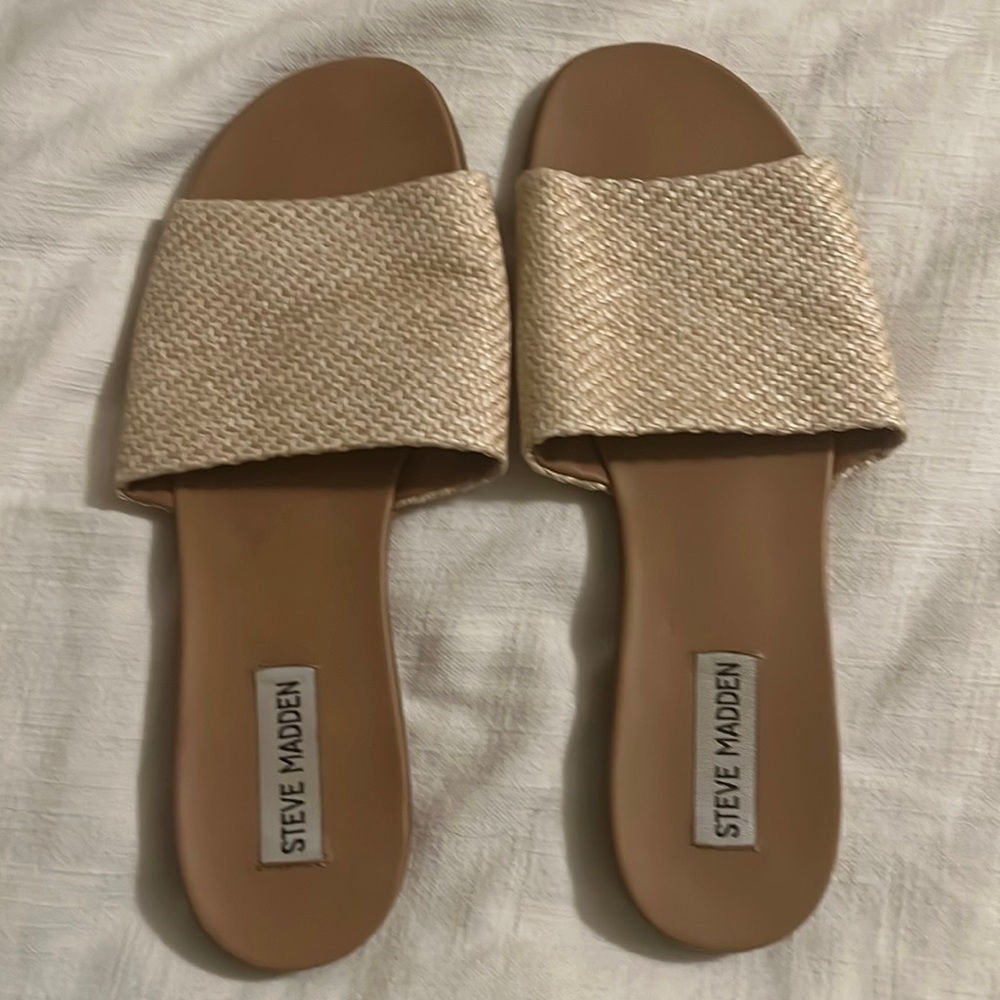 Steve Madden Leigh Natural Sandals